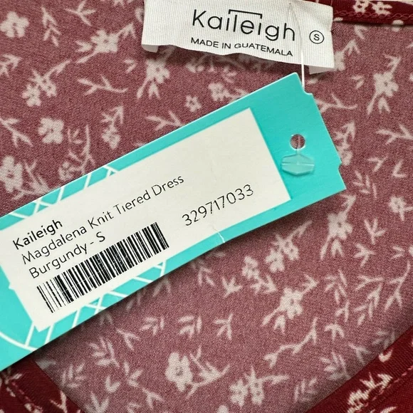 Kaileigh Magdalena Knit Tiered Dress - S - Picture 3 of 4